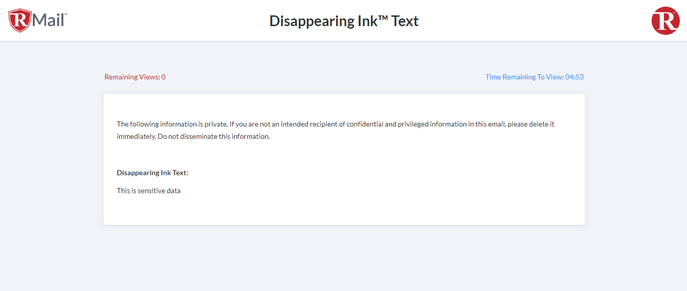 Disappearing Ink & SideNote RPost Help Center